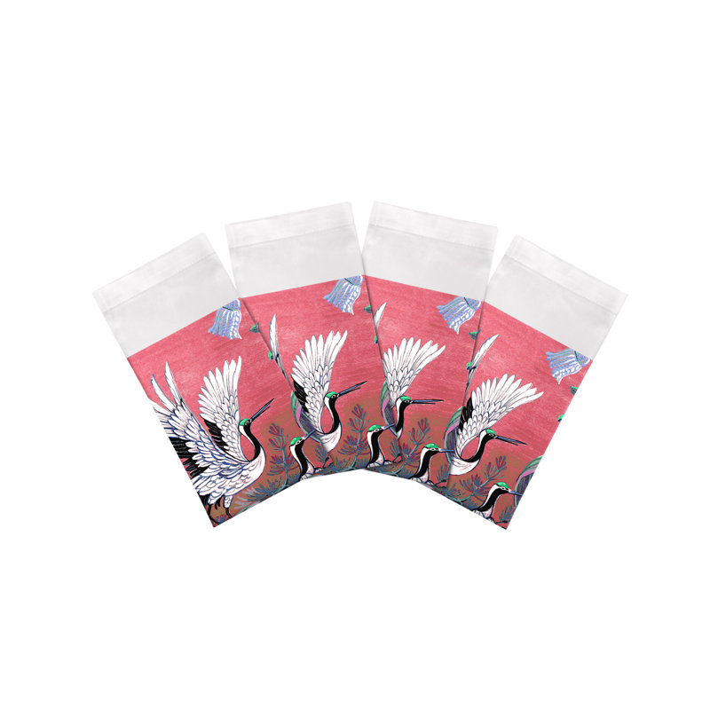 Summer Palace Cotton Sateen Dinner Napkins, Primula
