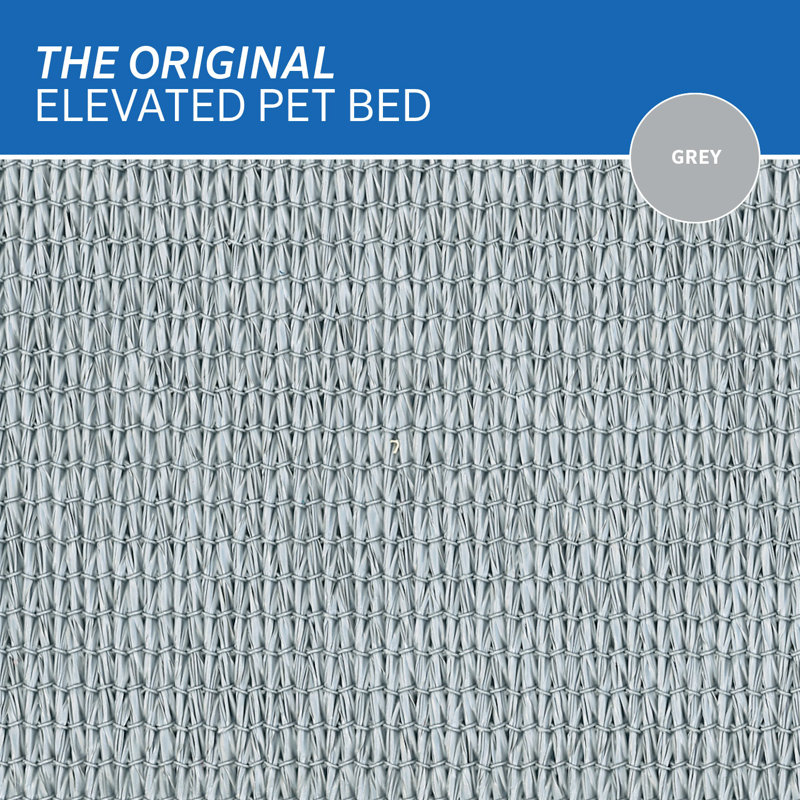 Outdoor Pet Bed Cover, Medium (0.3" H x 26" W x 35" L), Gray