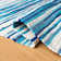 Brogun Handwoven Cotton Ivory/Blue Area Rug