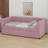 Upholstered Daybed With Ergonomic Design Backrest And 2 Drawers-1176343534
