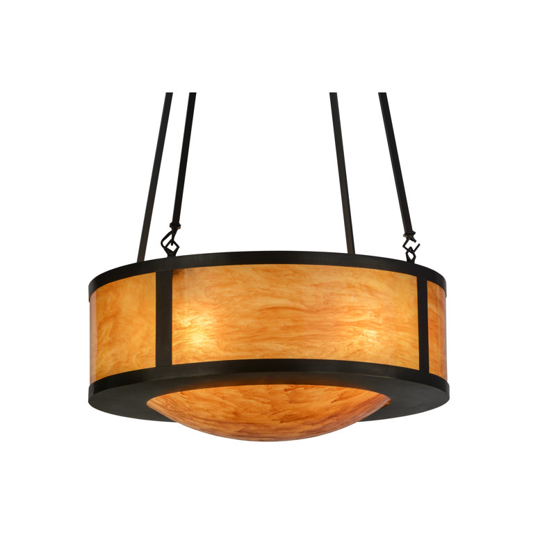 Lustre tambour à 4 lumières Pomona