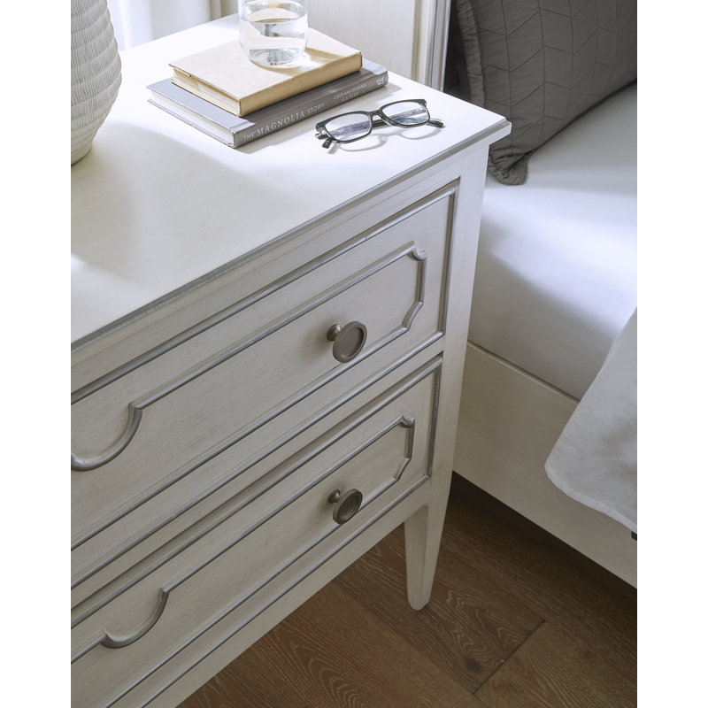 Camille 2 Drawer 44" W Dresser, Pewter