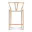 Tabouret de comptoir en frêne naturel
