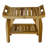 Kaufman 14'' W Teak Corner Shower Bench-1191026457-1191026456