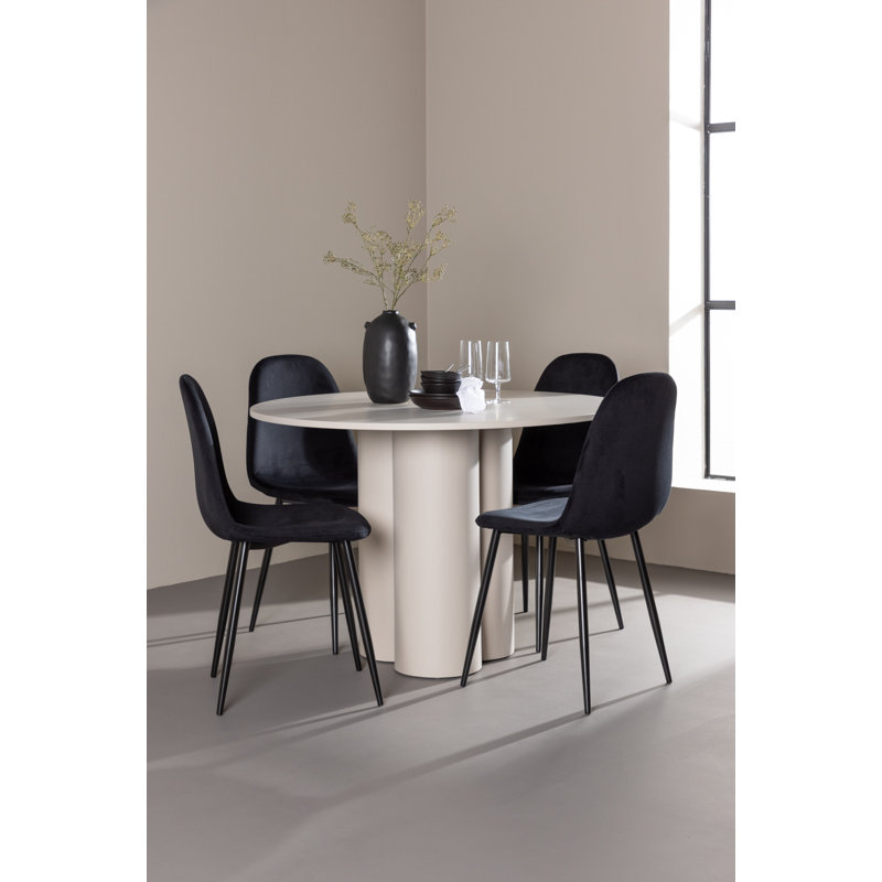 Zev 4 - Person Dining Set