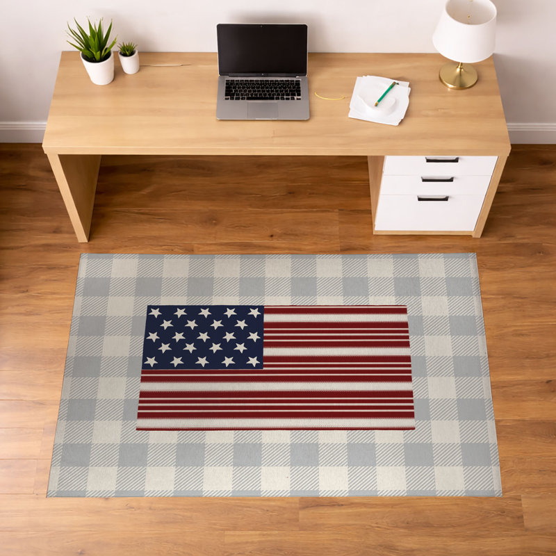 Tapis de sol antidérapant Star, L 48 po x P 72 po, Gris