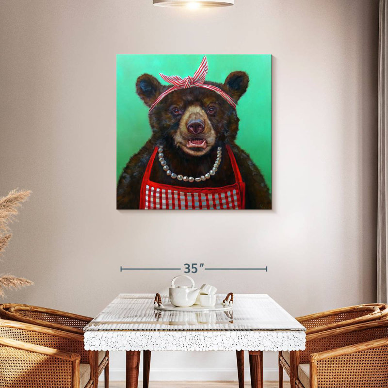 Crowle Classy Mama Bear, 36" H x 36" W