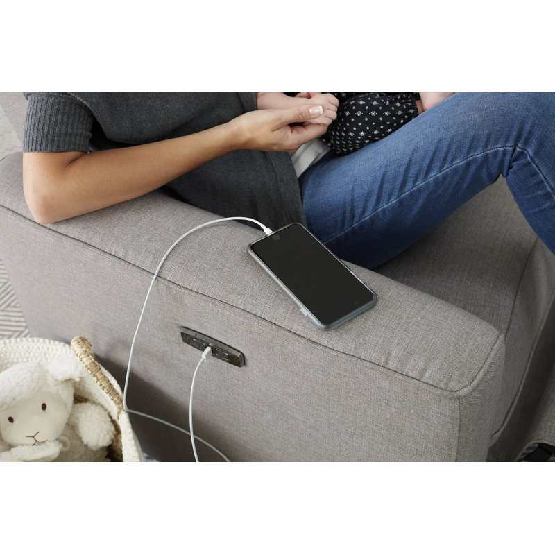 Aayliah Rocking Chair, Beige