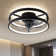 Armony  Indoor Bedroom Flush Mount Ceiling Fan With Light