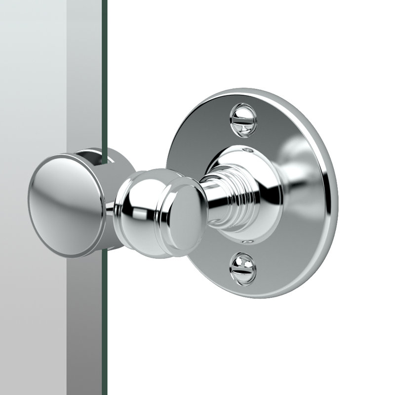 Café 24" Frameless Rectangle Bathroom Vanity Mirror | Pivoting and Beveled Wall Mount Mirror, Chrome