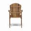 Ensemble de 2 chaises de salle à manger d'extérieur résistantes aux intempéries en bois d'acacia-2132374620