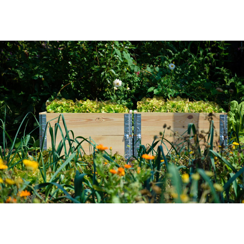 Danyell Wood Raised Garden Bed, Nature