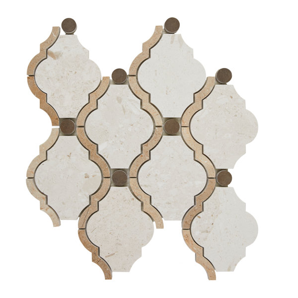 Daltile Decorative Accents 11 x 12 Framed Baroque Mosaic Tile (10 PC Per Carton) (7.60 SQFT Per Carton)