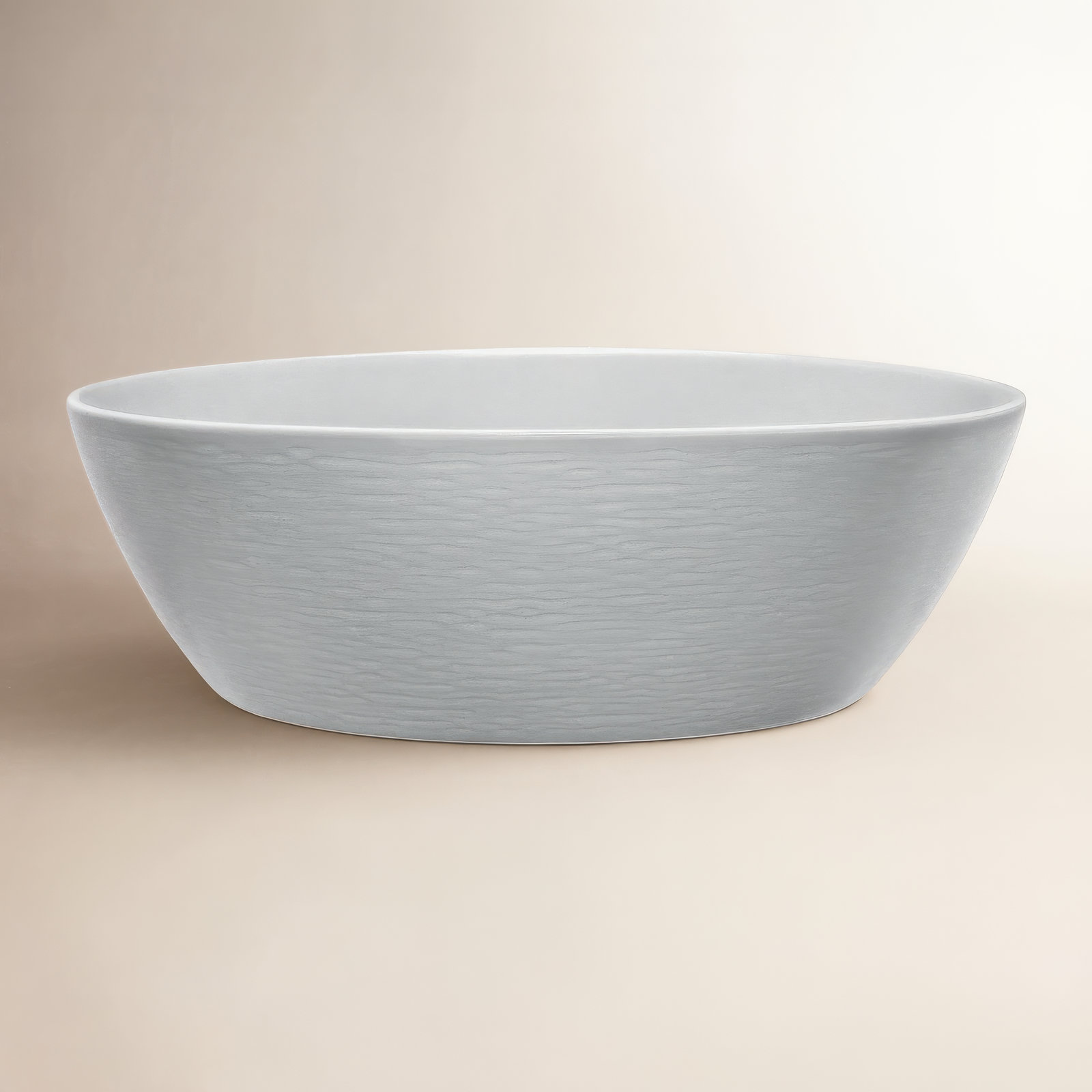 Noritake Colorscapes Swirl Round Vegetable Bowl, 10-1/4", 90 OZ., Gray