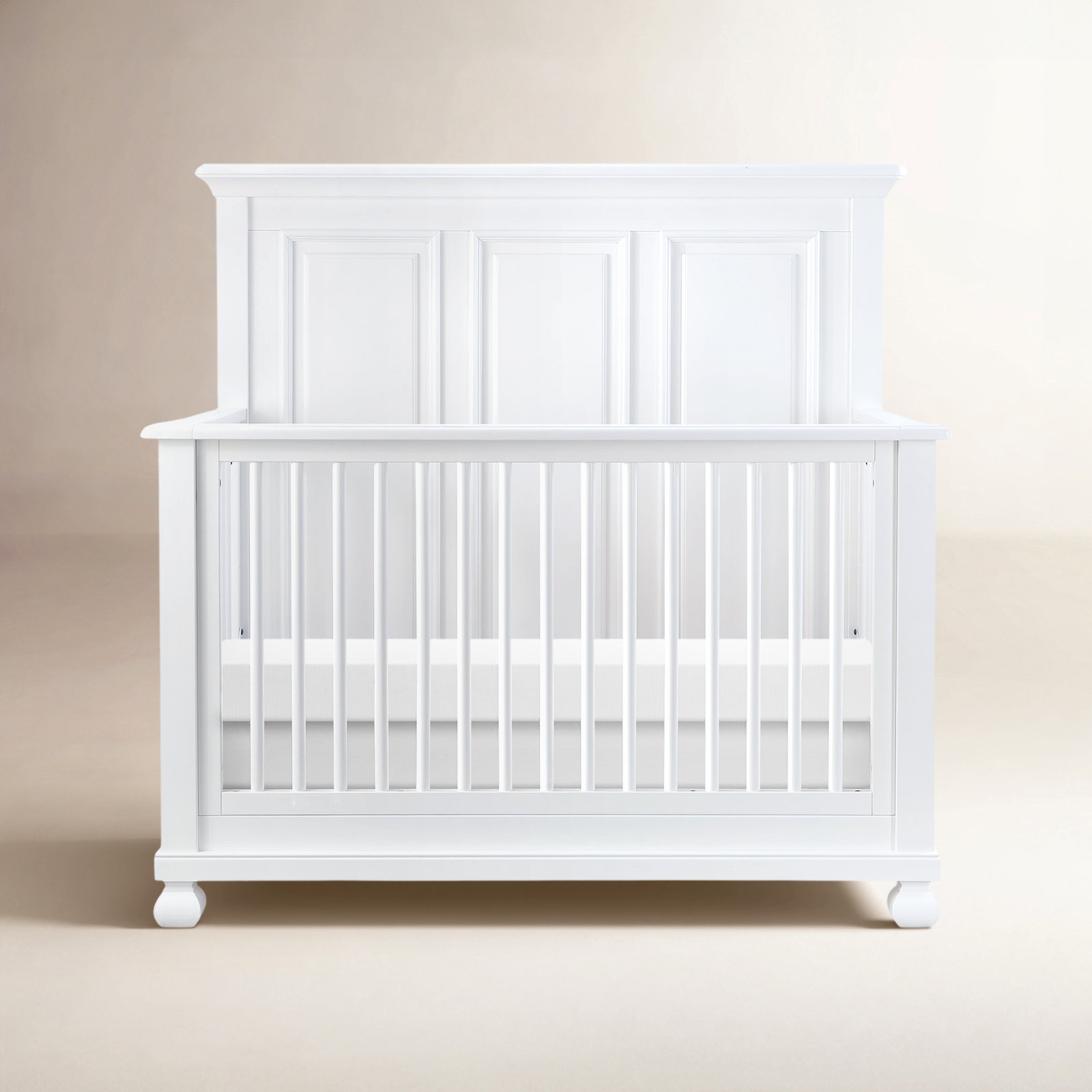 4-in-1 Crib, White