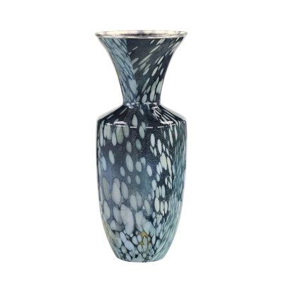 Vase Diana, émail bleu