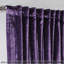 Panneau de rideau simple doublé occultant en velours brillant extra large et très long-82611745-82611732