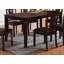 Ensemble de 7 pièces de table de salle à manger 7 pièces