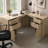 60"W L-Shaped Desk With 2 USB Ports and 3 Power Ports, Storage-201469354