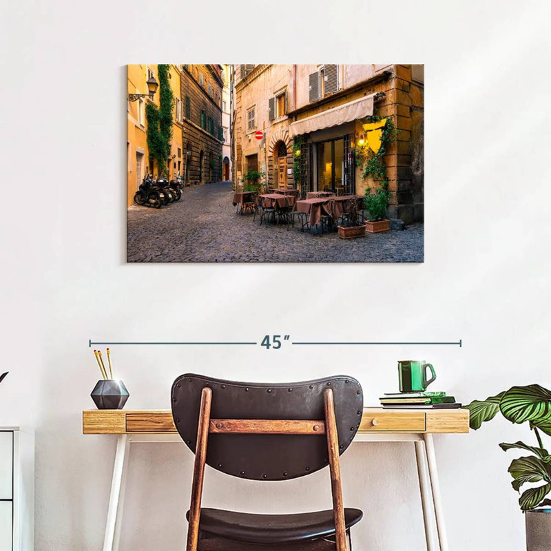 Sirci, rue italienne, restaurant, H 24 po x l 36 po
