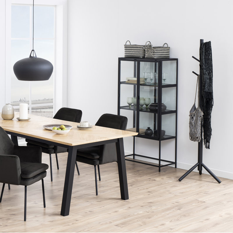 Vivika Freestanding 7 - Hook Coat Rack, Black