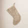 Tinsel Plush Stocking
