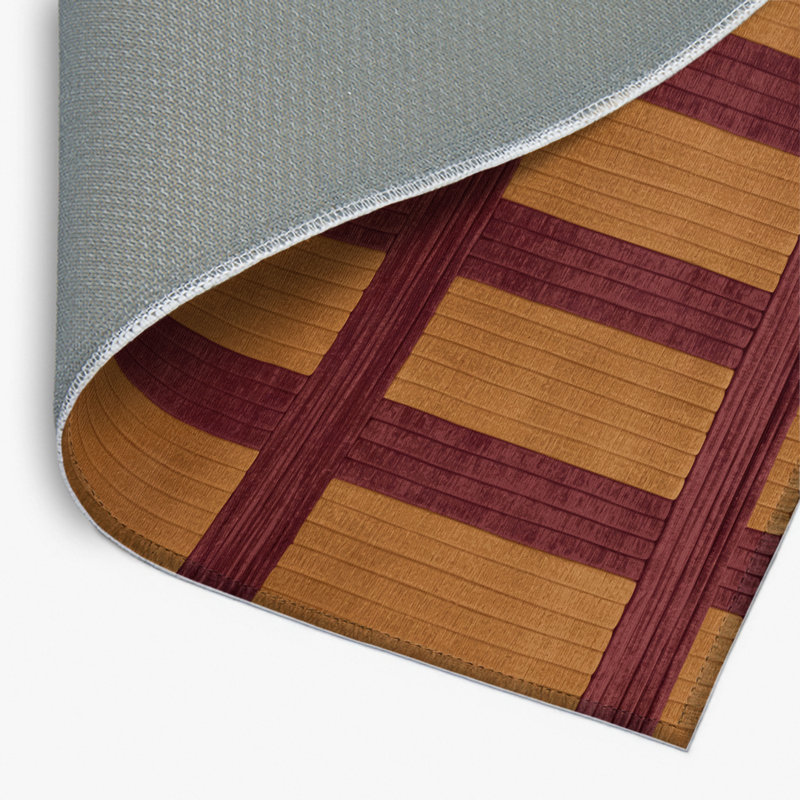 Tapis rouge intérieur et extérieur Trellis, Rectangulaire 8 pi x 10 pi