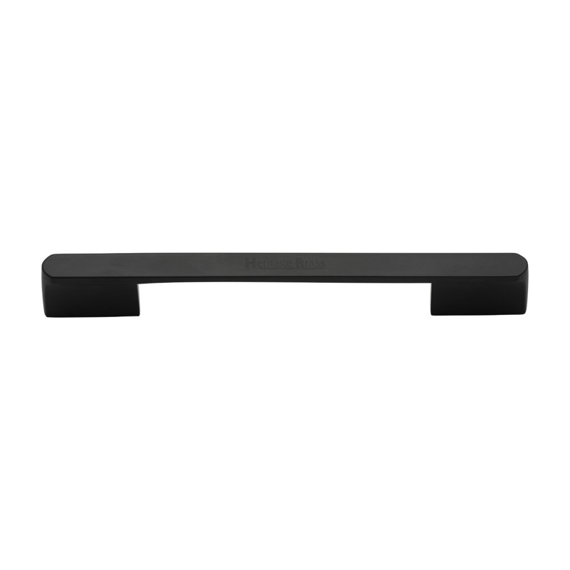 Heritage Brass Heritage Cabinet Pull Bridge Design, 241cm L x 15cm W, Matt Black