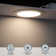Commercial Grade 6" LED Recessed Ceiling Lights with J-Box, Dimmable Downlight
