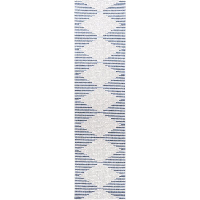 Tapis intérieur / extérieur gris Jaceyon, Tapis de couloir 2 pi 6 po x 12 pi