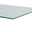 Table en verre de style moderne, base de support durable, ensemble de chaises de salle à manger, pieds de chaise galvanisés, convient aux cuisines de restaurant (ensemble de 7)-421016691-421016689