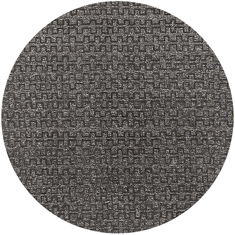 Geometric Indoor Rug, Round 5'