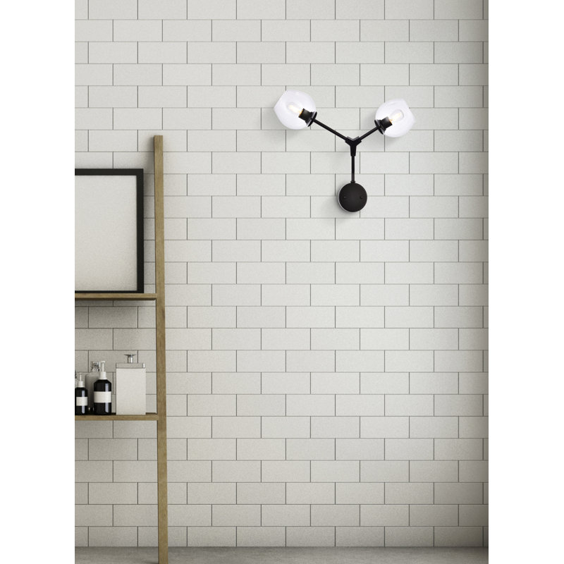 Graziano Armed Sconce, Black