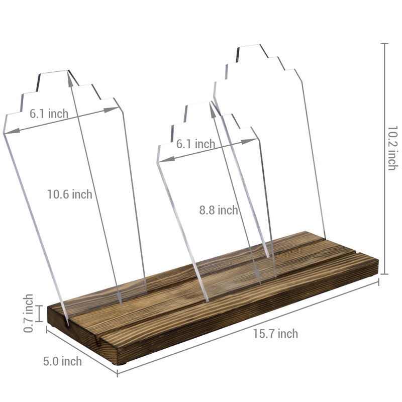 Latatia 4 Piece Jewellery Stand Set