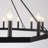  Holk 16 - Light Dimmable Geometric Wagon Wheel Chandelier-1431414478