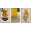 «Mid Century Modern Boho», ensemble de 3 flottants, impression sur toile-79731256-79731253