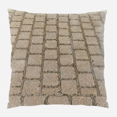 Coussin à carreaux