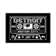 Detroit Cassette, Dark Background by Benton Park Prints - Print on Canvas