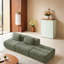 Canapé à compression extra large en chenille à trois places-876609935