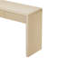 Console rustique abricot avec tiroir cannelé et placage frêne, résistante à l'usure, charge maximale du plateau : 100 kg (220 lb), charge maximale d'une table d'entrée : 11 kg (25 lb), placage en bois massif, idéale pour un décor bord de mer.