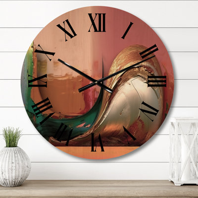 Annabella Solid Wood Wall Clock