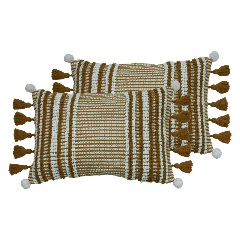 Geometric Rectangular Cushion, Feather
