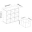 93cm H x 12cm W Solid Wood Standard Bookcase-738034254