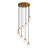Flitwick 10 - Light Dimmable Tiered Chandelier