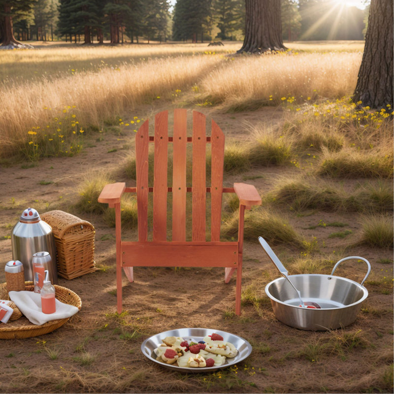 Chaise Adirondack en bois pour enfants