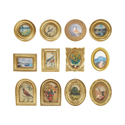 12-Piece Resin Picture Frame Magnet