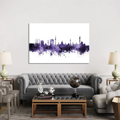 Hannover, Germany Skyline by Michael Tompsett - Wrapped Canvas Gallery-Wrapped Canvas Giclée