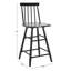 Tabouret de comptoir Pratt avec structure en bois massif-787013238