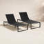 Chaise longue d'extérieur en aluminium Armando-100500467