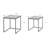 Rushden 2 Piece Nest of Tables